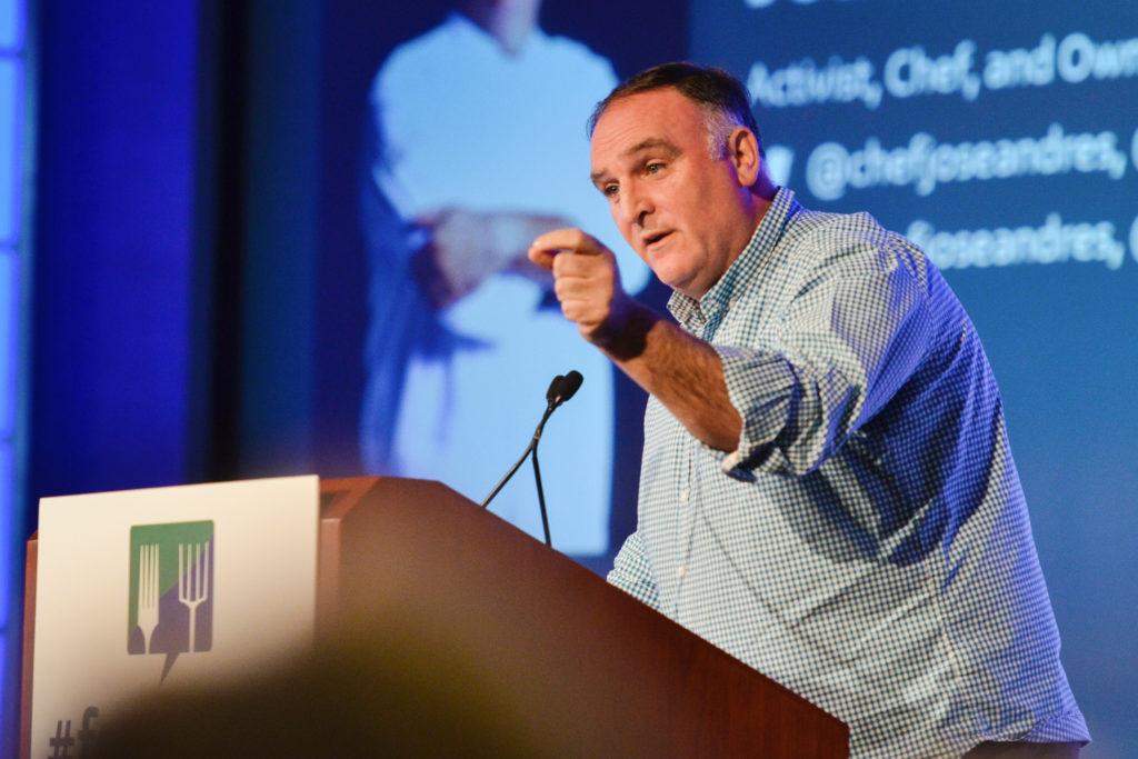 Philanthropist José Andrés said he hopes students will make more ethical and sustainable food choices through his course. 