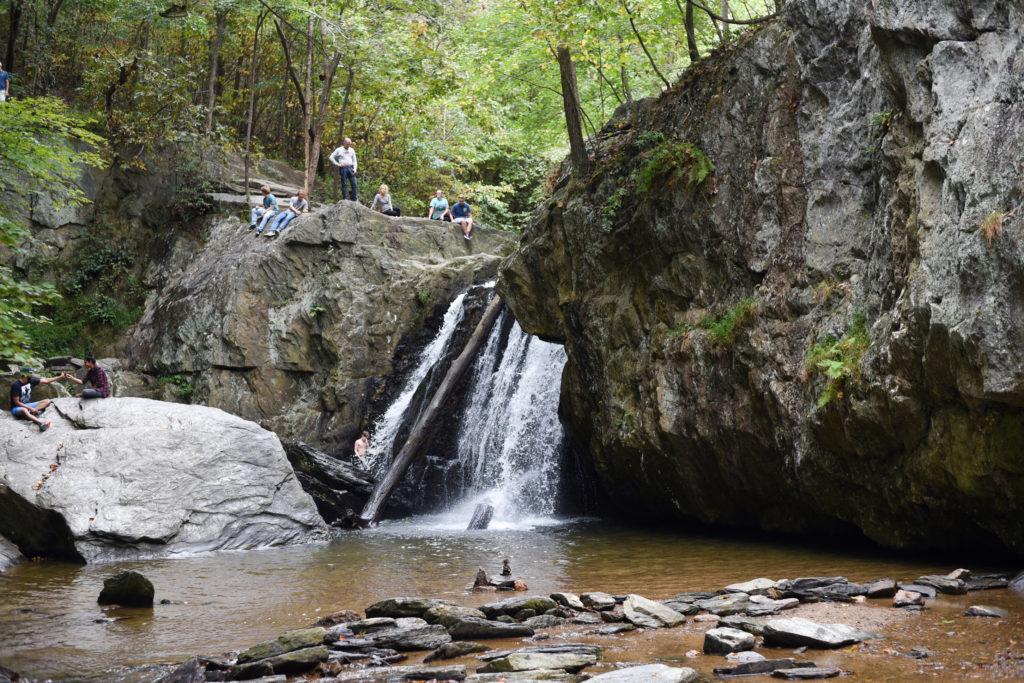 Kilgore Falls is the second tallest waterfall in Maryland and is part of the Rocks State Park. 