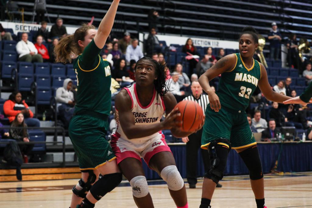 Center and 1997 graduate Tajama Abraham Ngongba and her fellow senior captains led the womens basketball team to enter the NCAA Tournament as a No. 5 seed.