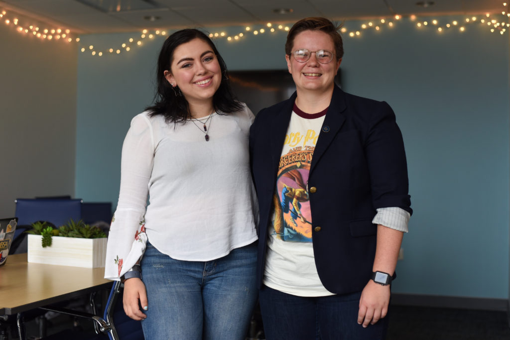 SA President SJ Matthews and Executive Vice President Amy Martin said forming relationships with student leaders helped them achieve some of their platform points. 