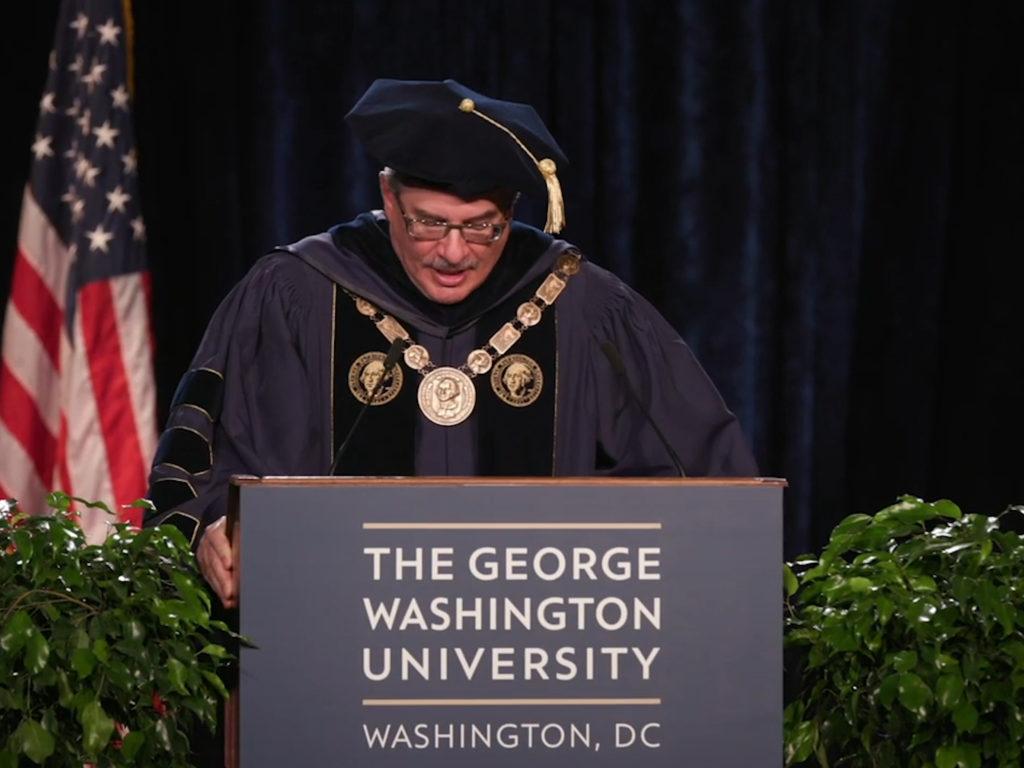 GW held an online commencement ceremony this year due to the COVID-19 pandemic.