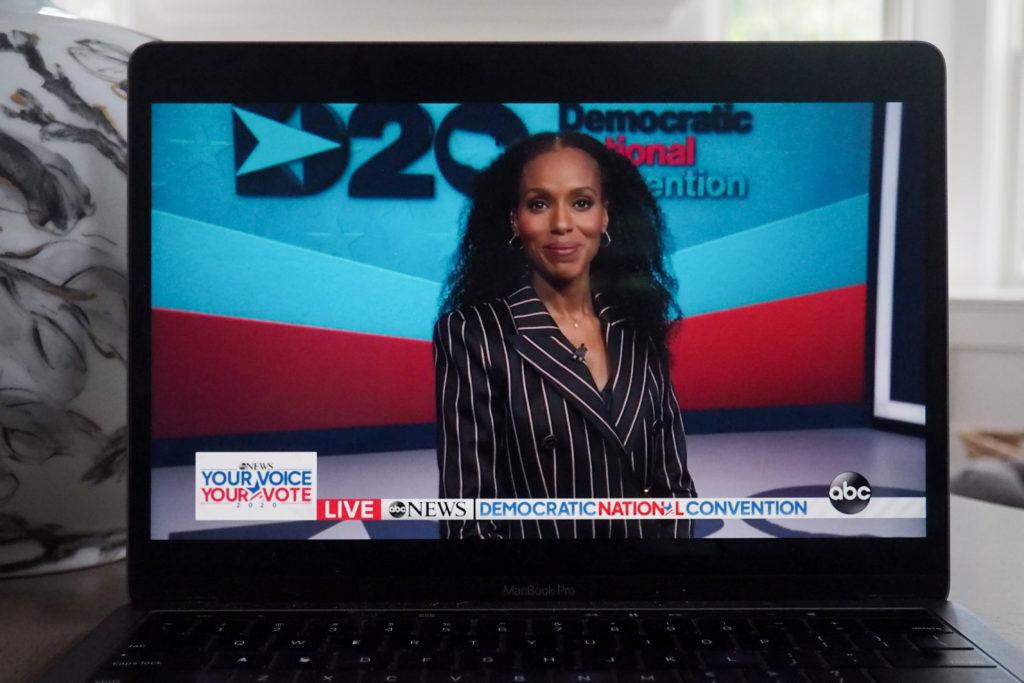 Actress Kerry Washington, who delivered a Commencement address in 2013, was among the speakers at this years virtual Democratic National Convention.