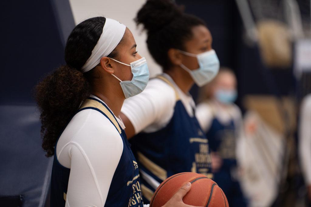This year, owing to the pandemic, all of the womens basketball teams players are living together, which makes it easier for team captains to check in on player well-being, head coach Jennifer Rizzotti said.