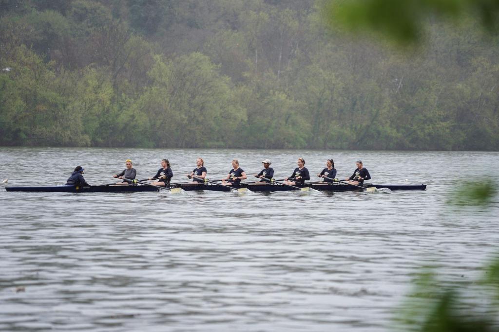All three womens rowing squads fell to Navy last month but completed a sweep against George Mason last week.