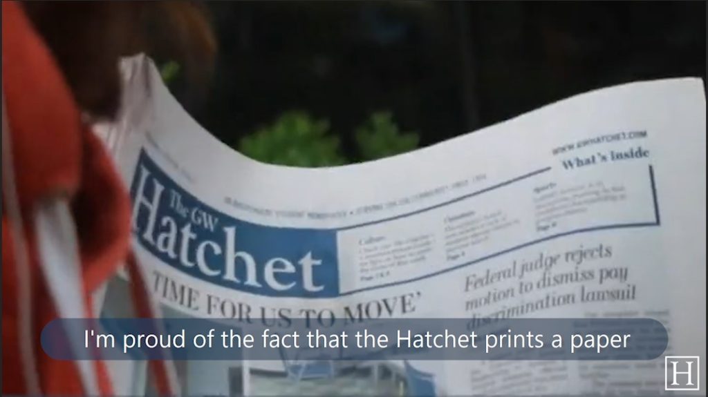 As their time on The GW Hatchet comes to a close, Volume 117 editors Sarah Roach, Lizzie Mintz and Kiran Hoeffner-Shah reflect and look toward the future of the paper.