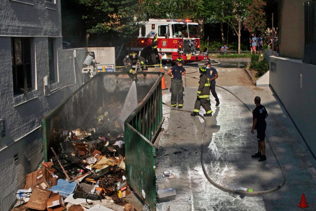 D.C. FEMS spokesperson Vito Maggiolo said responders were concerned the fire could enter the building through a window, but they extinguished the blaze before it could spread any further.