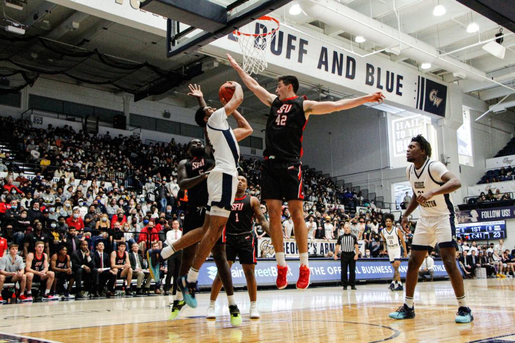 GW only allowed Saint Francis to convert on one of their 3-point shots, which head coach Jamion Christian said is a point of pride for the Colonials. 