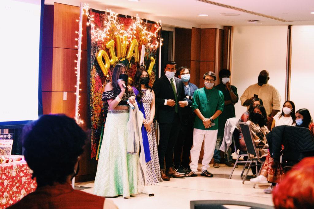 Organizers said the event enabled students celebrating Diwali away from home to celebrate with other Hindu students.