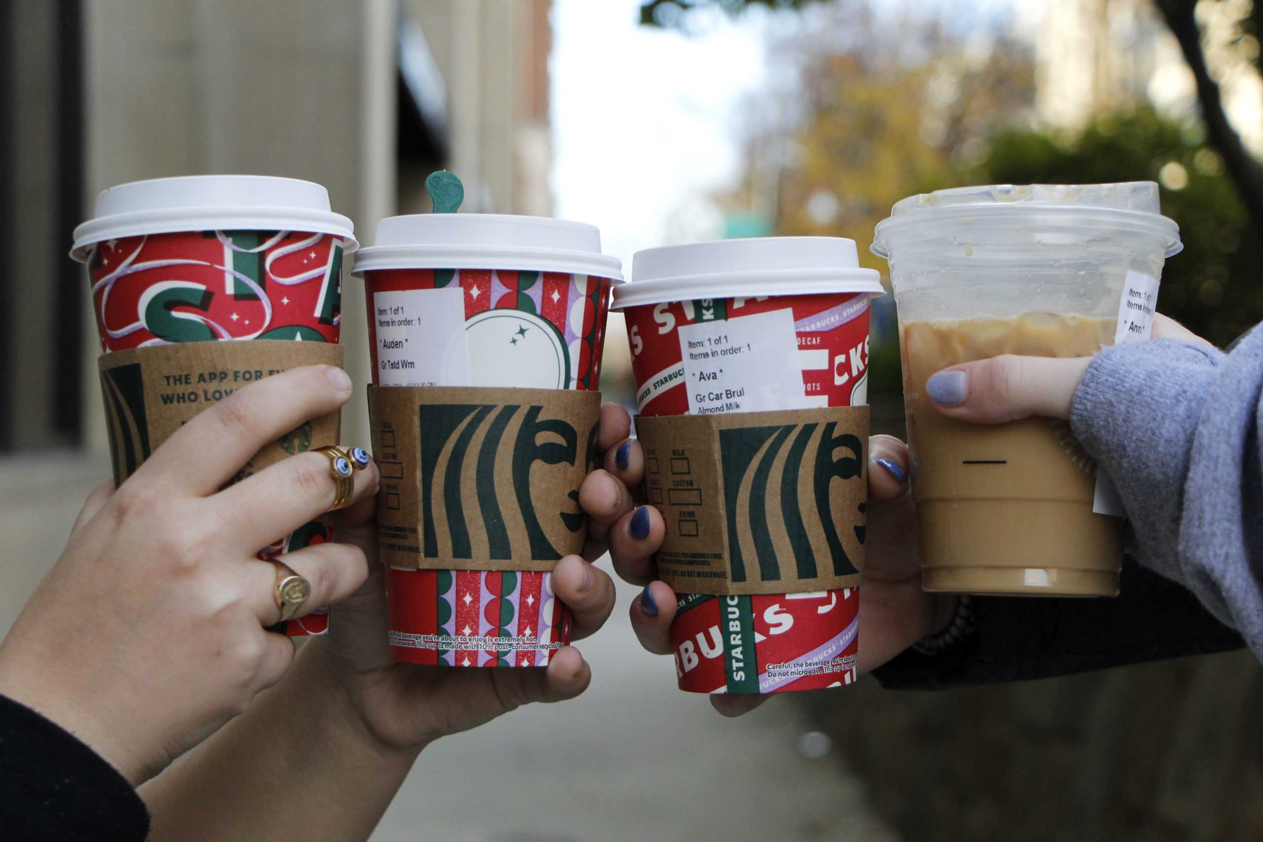 Doughnut Starbucks Reusable Hot Cup Coffee Stopper