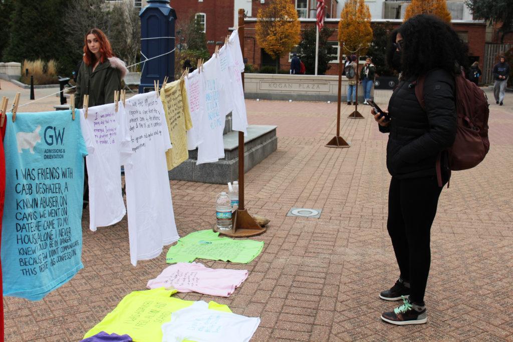 The+Clothesline+Project+originally+started+in+1990+when+a+woman+in+Massachusetts+protested+the+fact+that+while+58%2C000+soldiers+died+in+the+Vietnam+War%2C+51%2C000+women+were+killed+by+domestic+and+sexual+abusers.