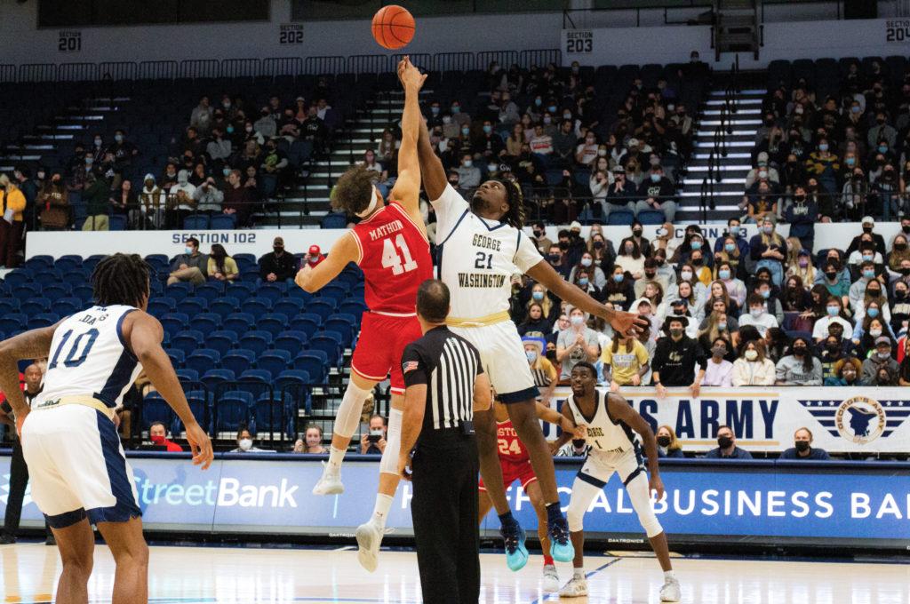 The Colonials and Terriers were tied with 2:30 left in the game, but two BU free throws sank GW’s chances to pull out a win.
