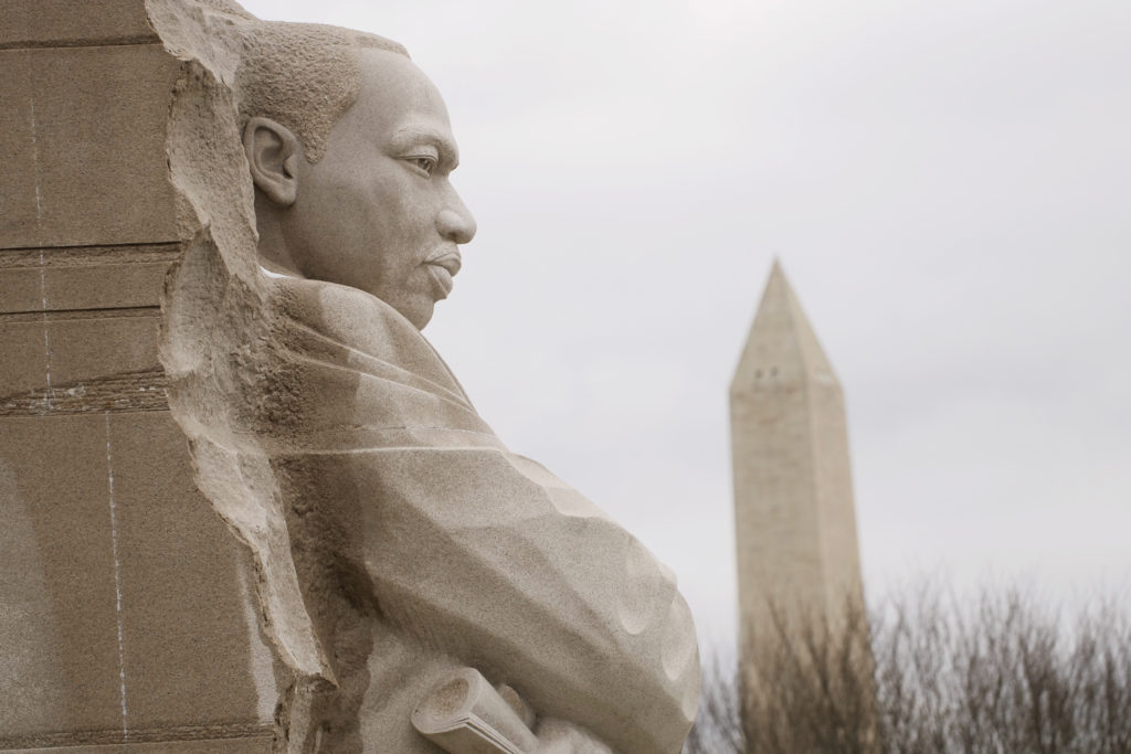 Many gathered at the Martin Luther King Jr. Memorial this past Monday to celebrate his legacy and triumph as a leader, remembering his courage and his desire to promote peace. 