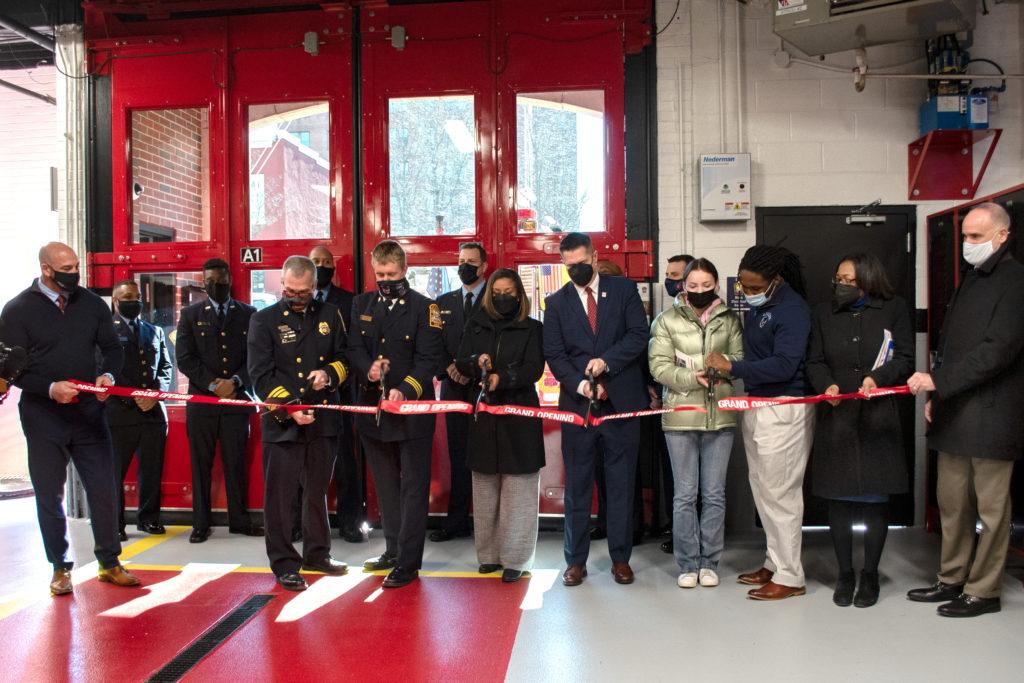 D.C. Fire and Emergency Medical Services Chief John Donnelly and Chief Financial Officer Mark Diaz attended Tuesdays ribbon cutting ceremony alongside other officials.