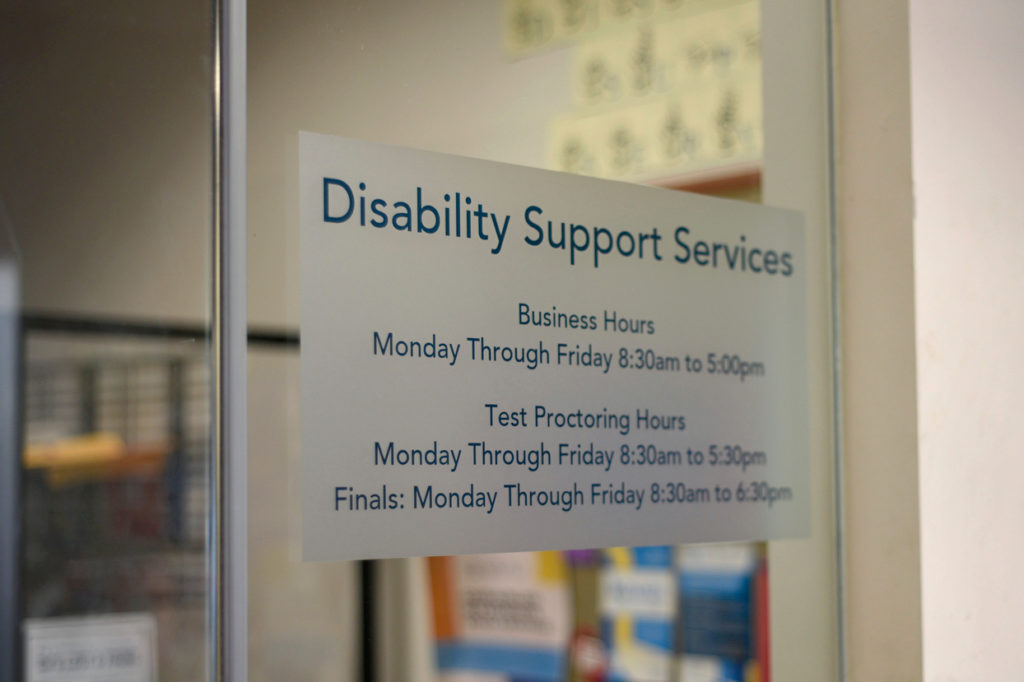 The Disability Support Services location in Rome Hall.