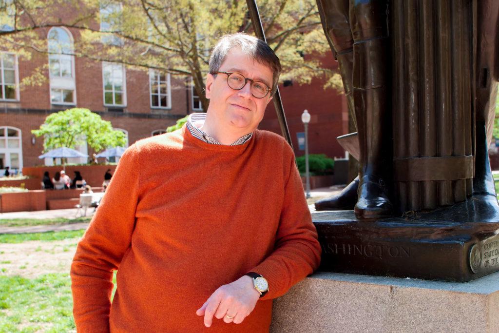 Harald Griesshammer, a faculty senator, said the University’s failure to meet the requirement for 75 percent of all faculty to be tenured or tenure track limits the research GW can put out.