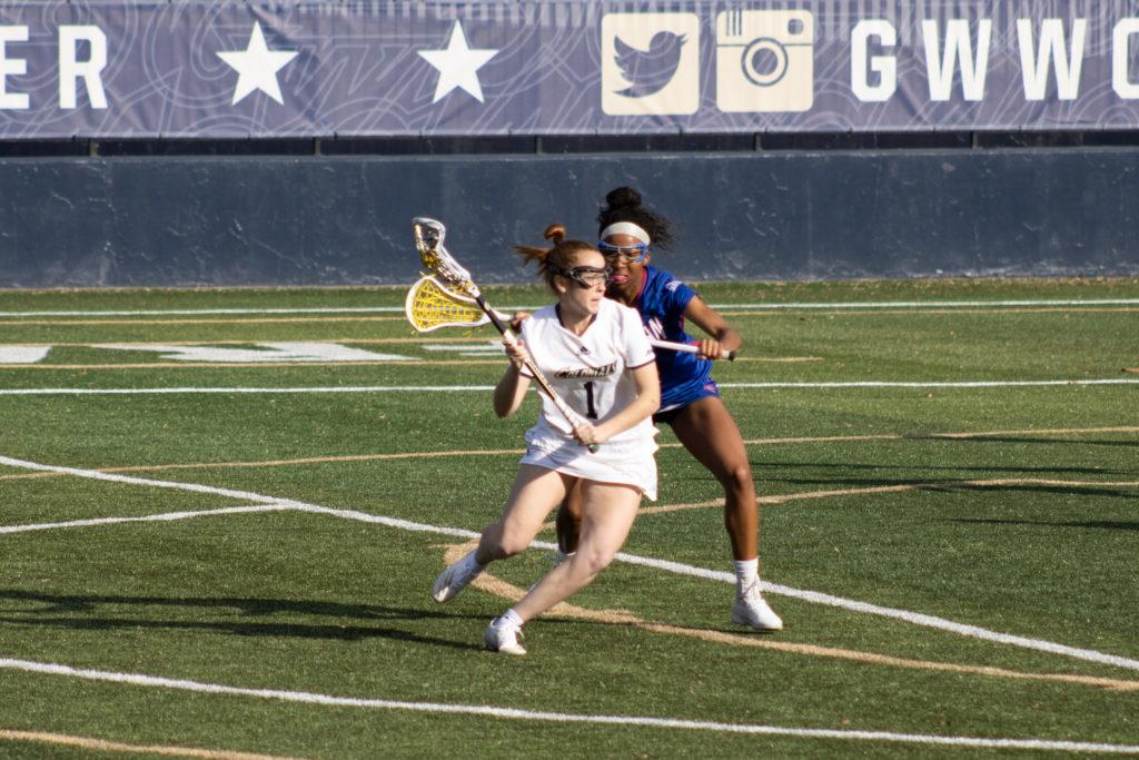 Sophomore+midfielder+Phoebe+Mullarkey+led+the+scoring+charge+for+the+Colonials+with+her+third+career+hat+trick+that+helped+GW+qualify+for+the+A-10+Championship.