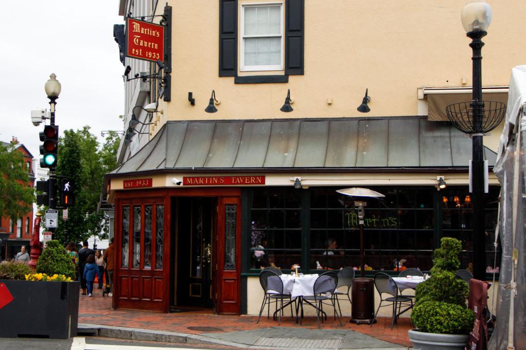 Martin’s Tavern is most famous for its booths, which are known to have drawn presidents ranging from Harry Truman and George W. Bush. 
