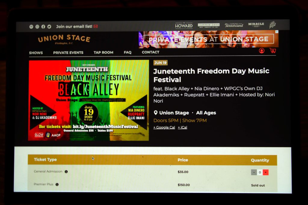 To+celebrate+Juneteenth%2C+embrace+the+District%E2%80%99s+community+and+culture+and+discover+D.C.-based+artists+at+the+Juneteenth+Freedom+Day+music+festival+at+Union+Stage.