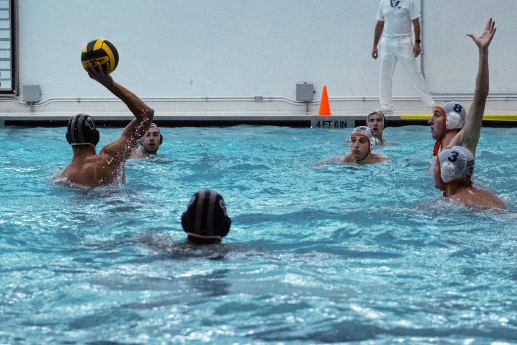 Men’s water polo records 11th win against Bucknell after shooting 11–8 Saturday during the Alumni & Families Weekend game series. 
