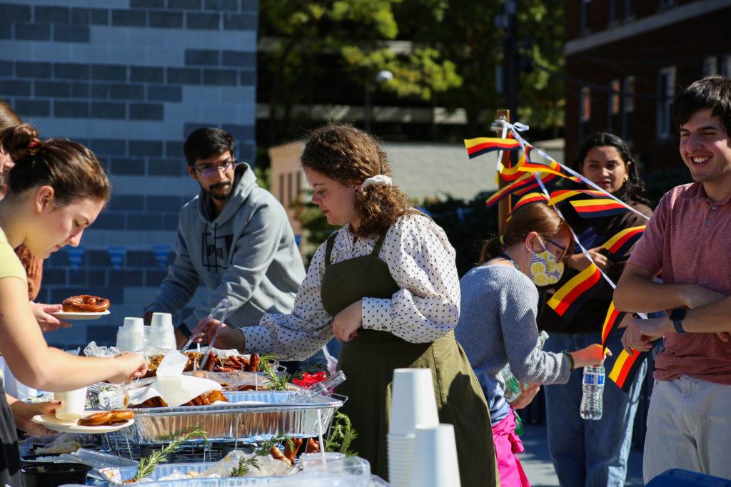 Heard said the annual autumnal celebration of Oktoberfest in Potomac Square was an “ambitious” program and will help the club gain visibility among the student body in its first year back on campus.
