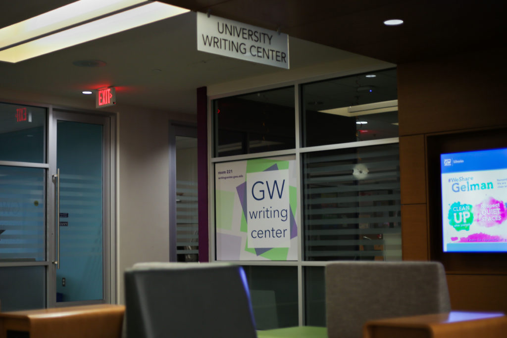 Faculty in the Writing Center said the center decreased its operating hours at its headquarters in Gelman Library by seven percent and paused services at its three satellite centers ahead of the fall semester.