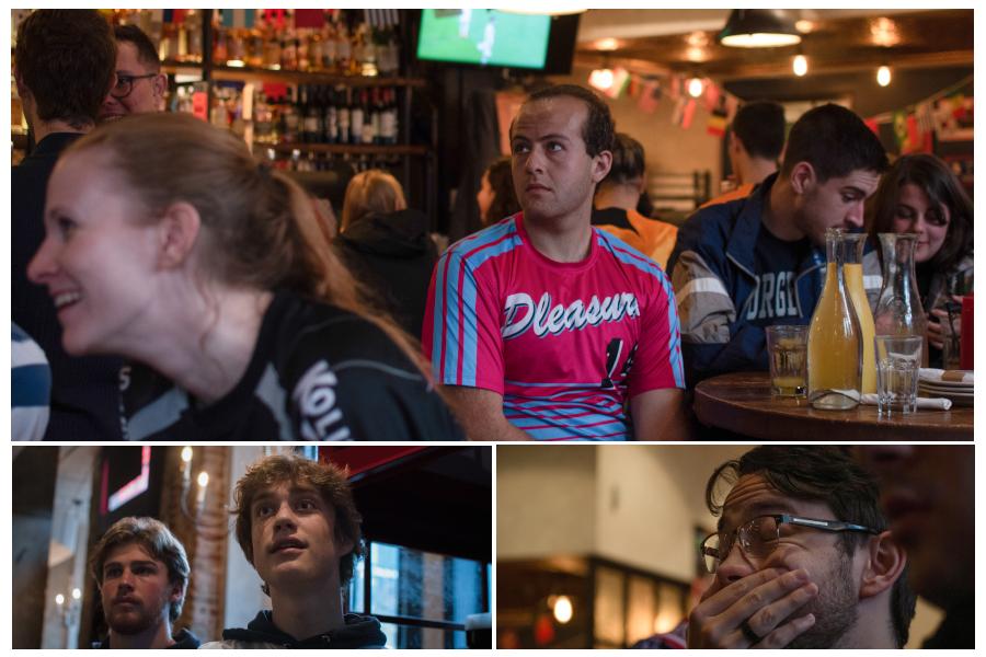 The+eyes+of+soccer+fans+locked+onto+the+TV+monitors+at+Dukes+Grocery+Saturday%2C+watching+the+United+States+run+in+the+World+Cup+come+to+an+end+with+a+3-1+loss+to+the+Netherlands.