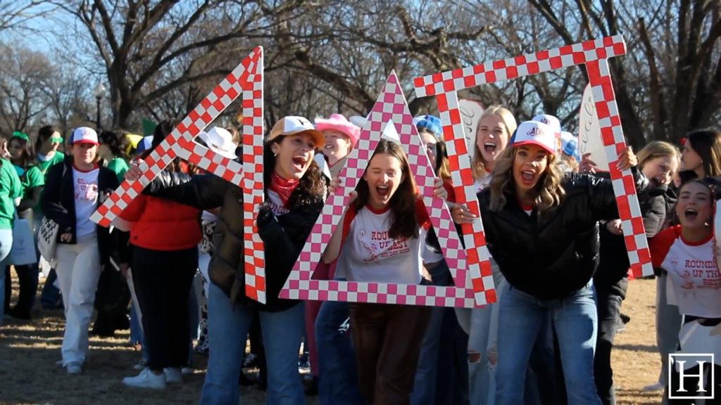 New and returning sorority members celebrated Bid Day on the National Mall as they finished the first fully in-person formal recruitment since 2020. 