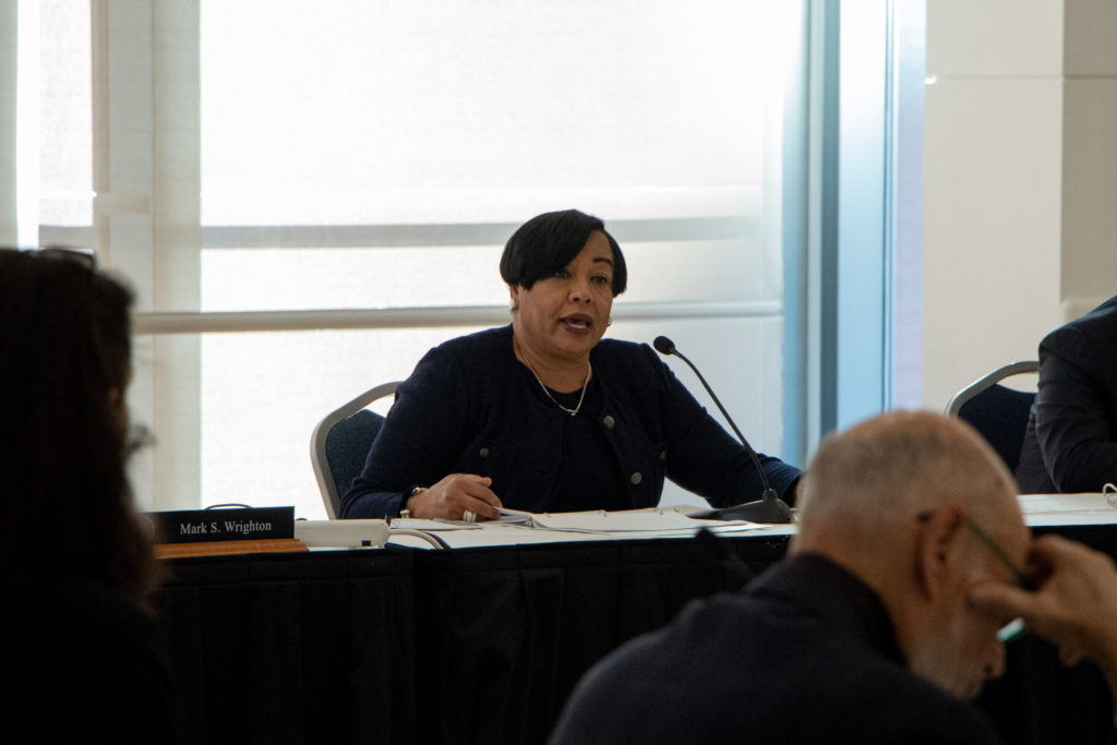 Board Chair Grace Speights declined to comment on if the Board plans to disclose GWs funding, research and gifts and what procedures officials will adjust to fit the shared governance principles that trustees approved in May. 