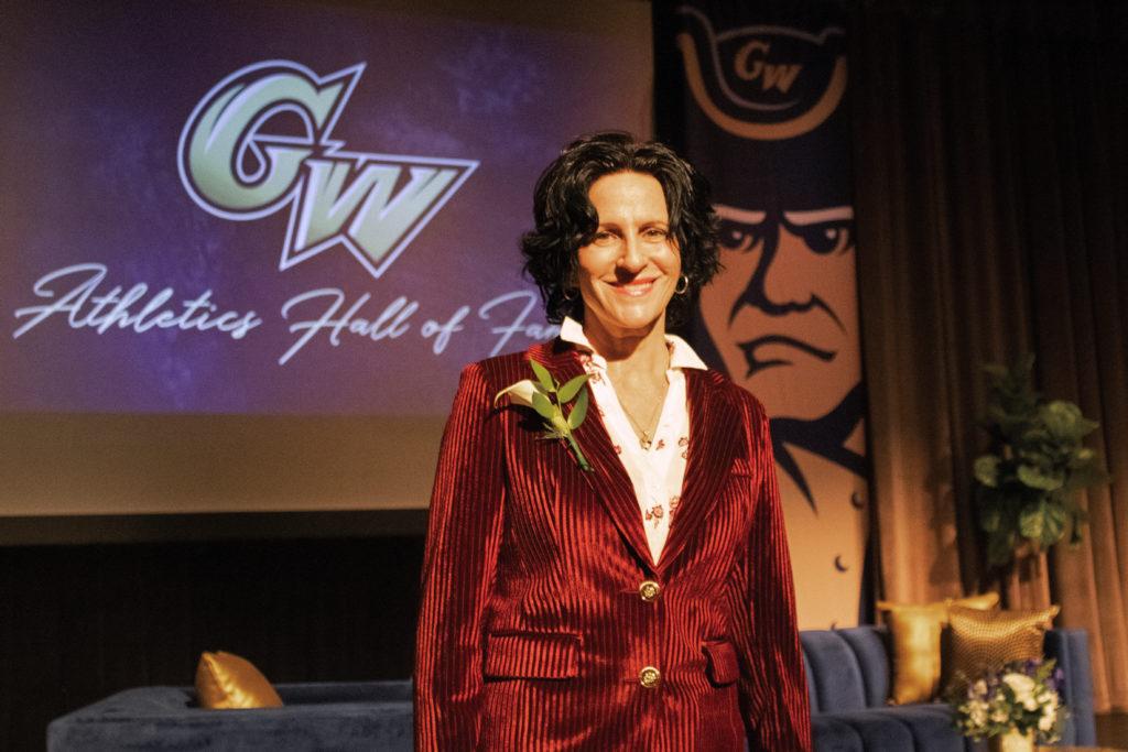 Kelly was inducted into the GW Athletics Hall of Fame Friday, joining the all-time GW greats as one of the most prolific attack players in the women’s soccer program.