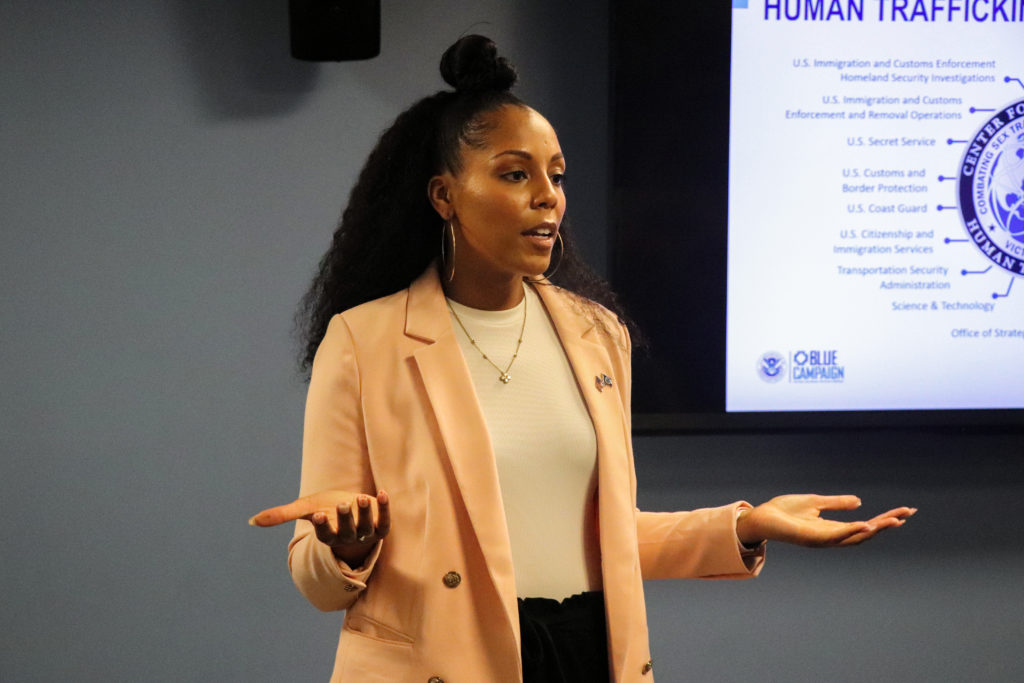 Bynum said according to the DHS Center for Countering Human Trafficking, human trafficking is a crime that makes an estimated $150 billion worldwide every year, affecting more than 49 million people.