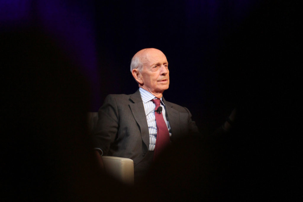 GW Law hosted the event, which was the first installment of a five-part series chronicling the arc of Justice Breyer’s career.