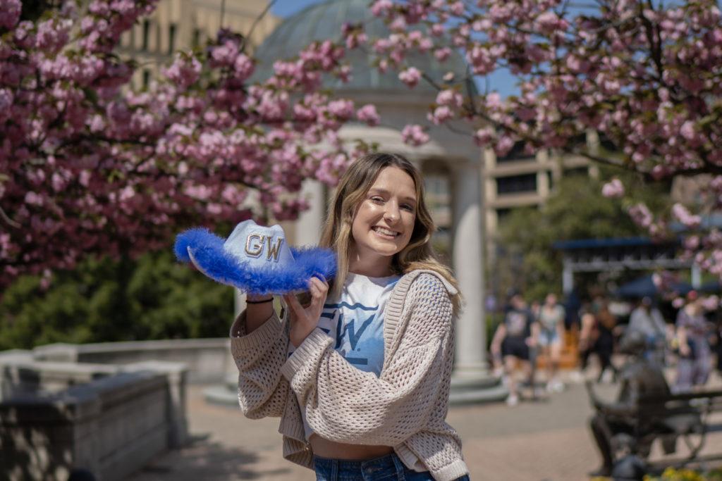 With more than 5,000 followers on Instagram and active engagement in numerous student organizations across campus, Kate Carpenter has emerged as one of the most prominent faces within the GW community.