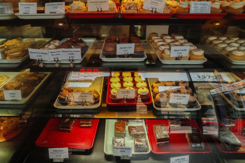 Located across the street from the DC USA shopping center, Sticky Fingers Sweets & Eats offers up the perfect sweet treat after a long day of running errands. 