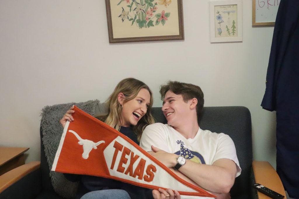 Graduating couple Kate Carpenter and Henry Long plan to move their Foggy Bottom-born relationship to Austin, Texas in August, where Carpenter will pursue a master’s degree in higher education leadership from the University of Texas.