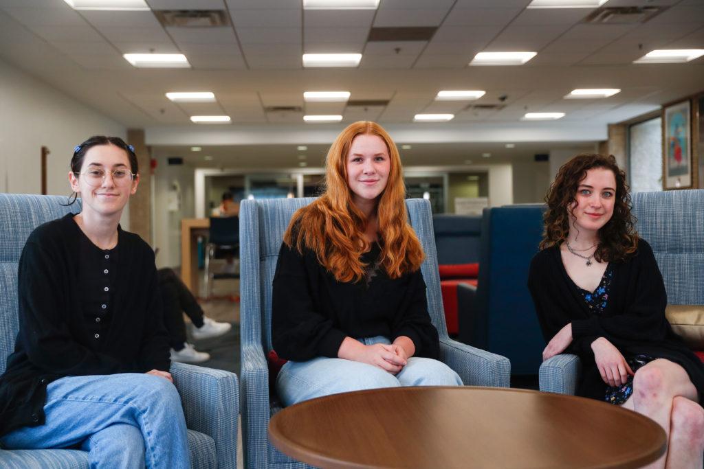 Maddie Billet, center, decided to evolve the gimmick GW Birds Instagram account into a full-fledged student organization this semester after its creation nearly two years ago.
