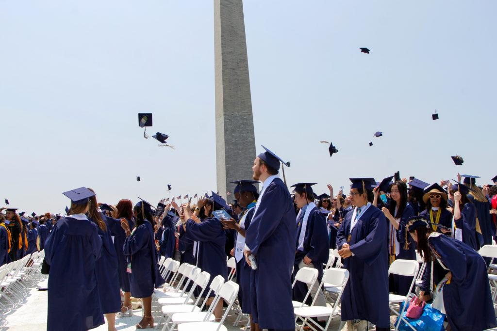Officials informed graduates that security personnel or the U.S. Park Police will escort protesters out of the ceremony if they continue to disrupt the event after an initial warning.