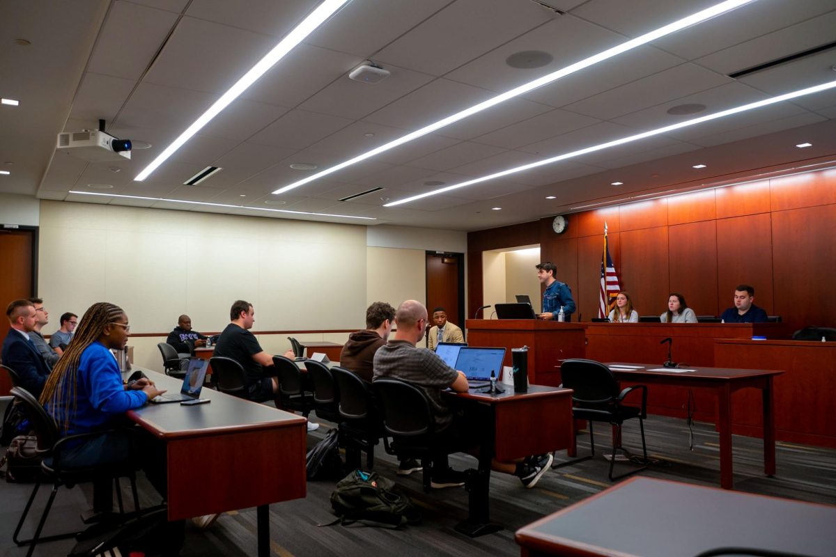 The Student Bar Association discussed the Universitys shelter-in-place policies during Tuesdays meeting.