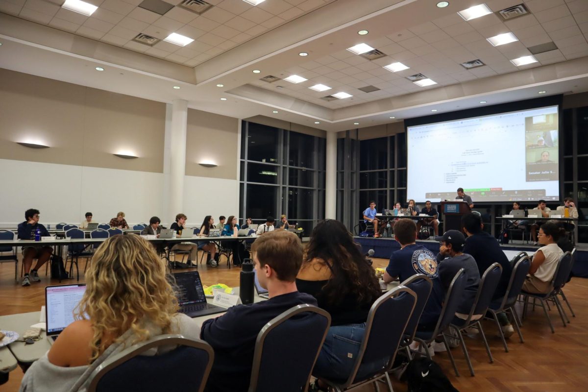 Student Association senators met Monday to vote on a bill to request a change to the organizations name.