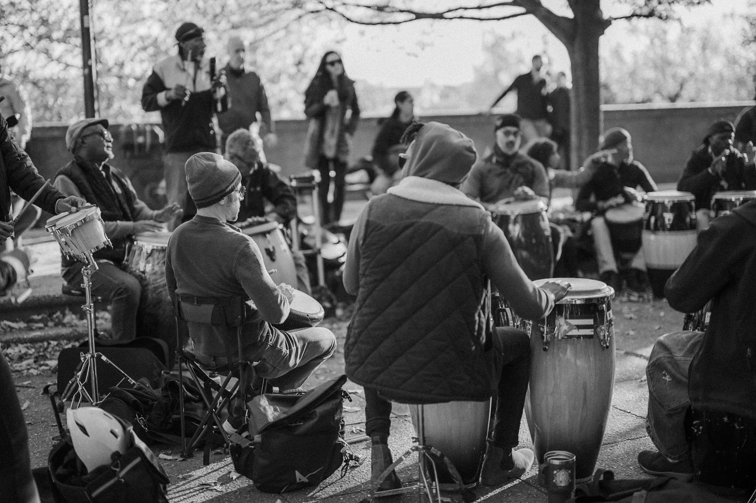 快照：音乐将社区聚集在美利坚山公园