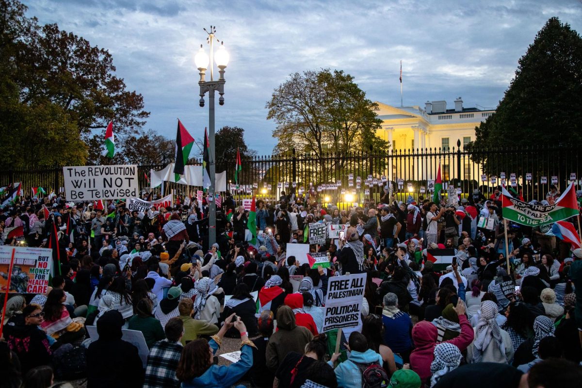 VIDEO%3A+Tens+of+thousands+gather+for+pro-Palestinian+protest