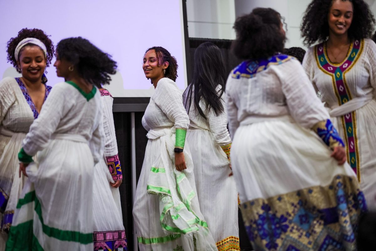 Members of the Ethiopian-Eritrean Students Association perform during the Taste of Africa event.