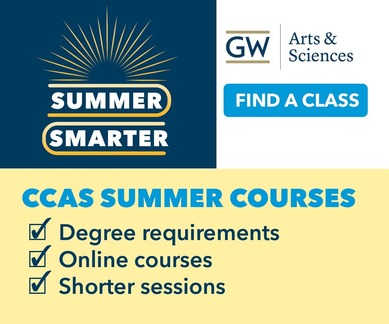 CCAS Summer Courses