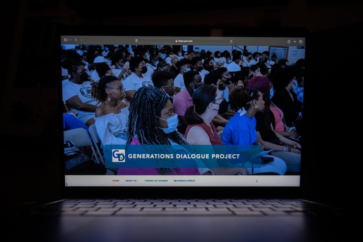 The home page of the Generations Dialogue Project. 
