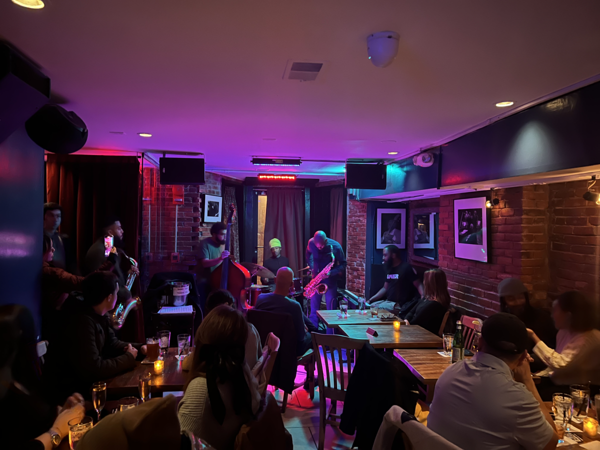 The lively jazz scene at Jojo Restaurant and Bar on U Street.