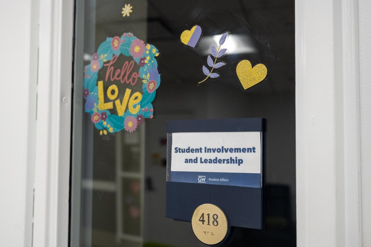 The office of Student Involvement & Leadership is located on the fourth floor of the University Student Center.