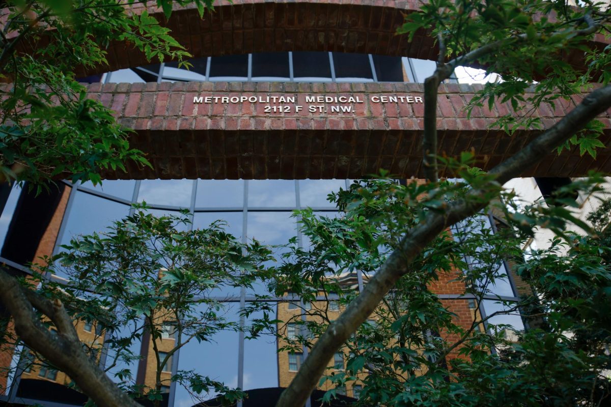 The Metropolitan Medical Center located on F Street, a facility that provides abortions covered by the Student Health Insurance Plan.