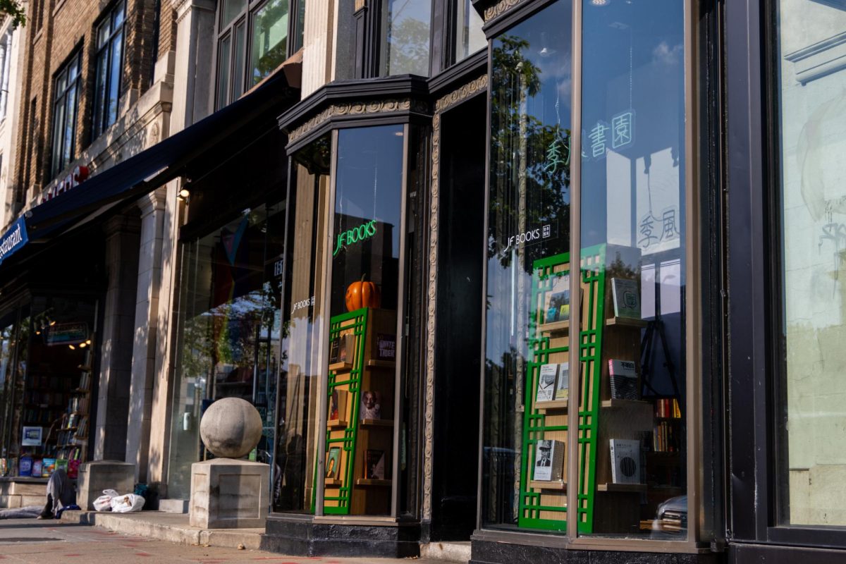 Newly opened Chinese bookstore, JF Books, on Connecticut Avenue located in Dupont Circle.