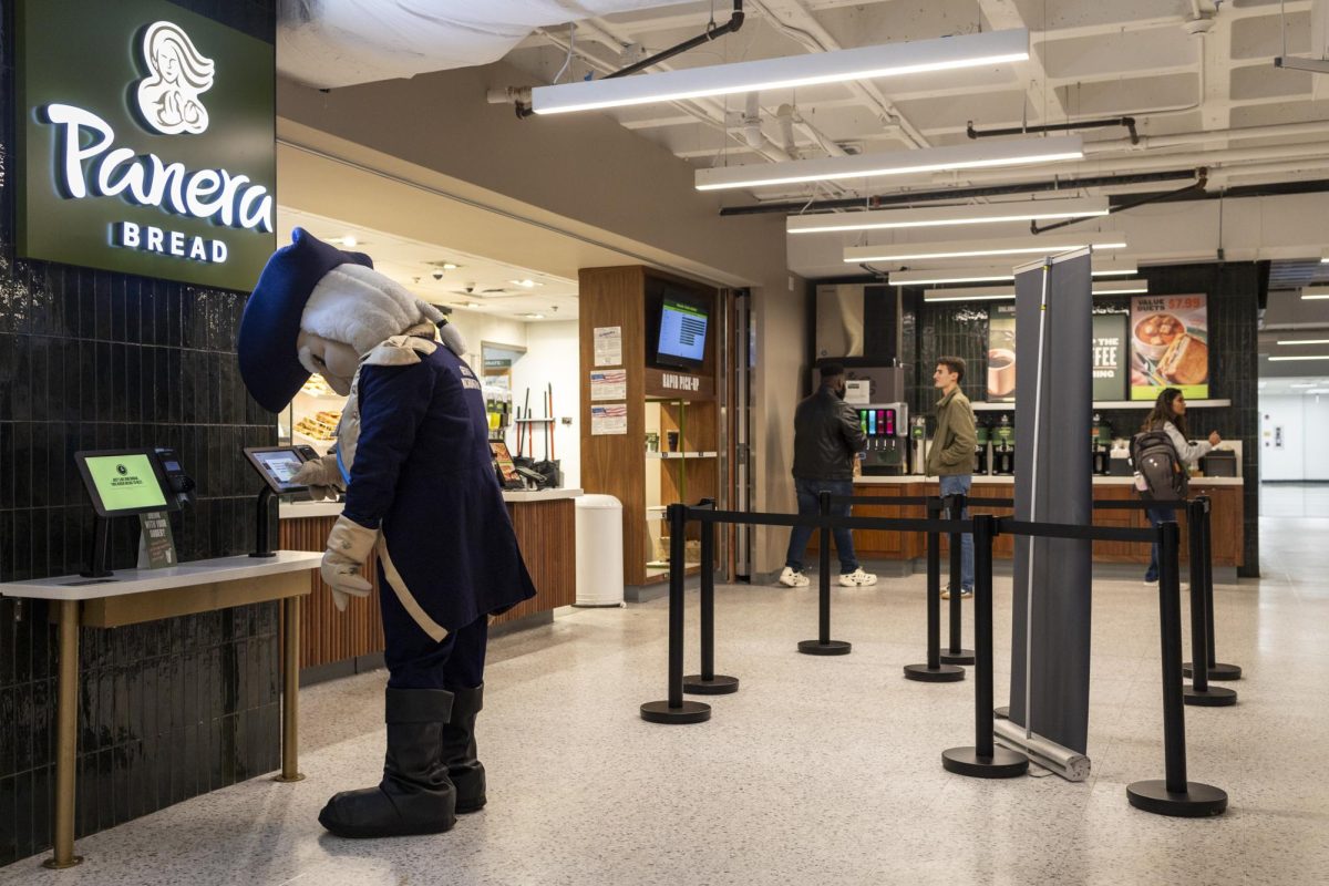 For generations, the mascot has served as something of an apostle for GW basketball and collective athletics hype — complete with bushy white eyebrows, a powdered wig, a tricorn and other traditional colonial garb. 