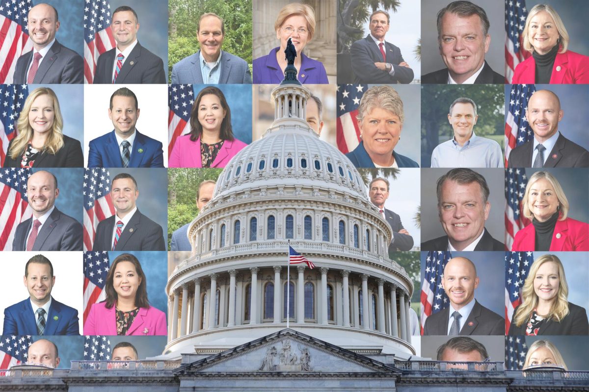 A collage of alumni from George Washington University running for House and Senate seats this election.