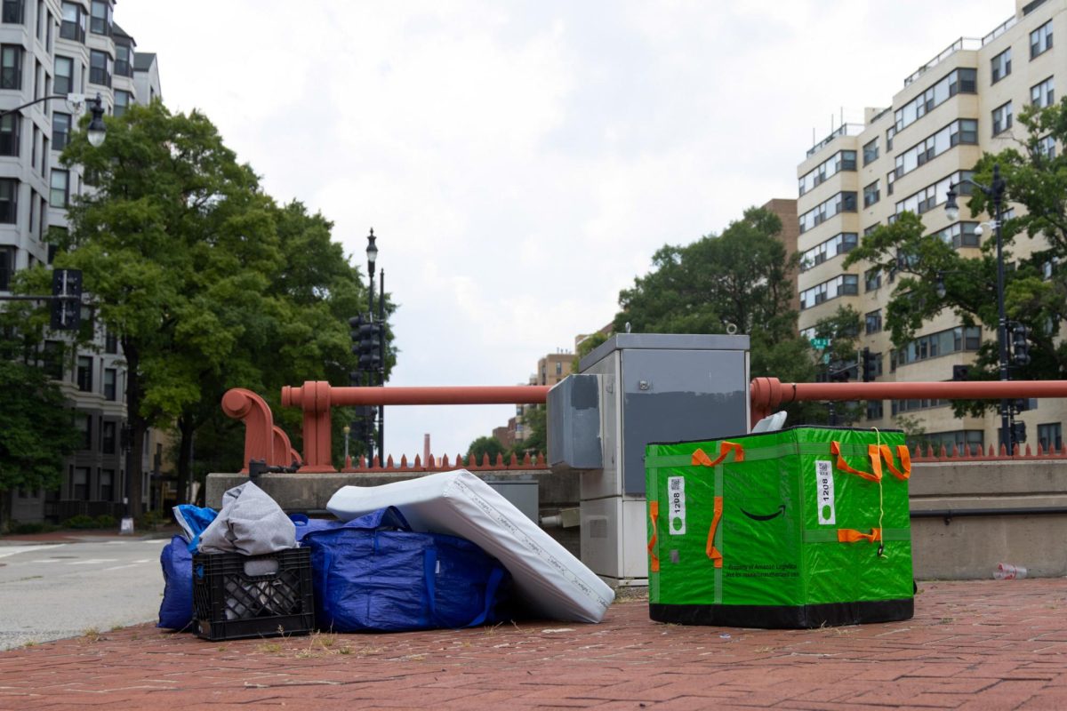 Tents at the Washington Circle encampment are cleared out by Metropolitan Police Department officers.